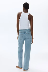 Barrel-Leg High-Waist Jeans