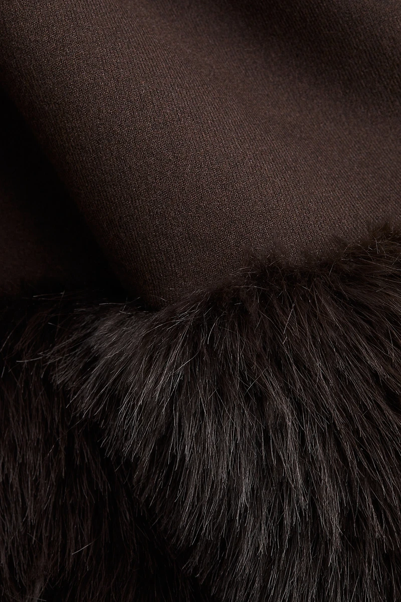 Fine-Knit Pencil Skirt