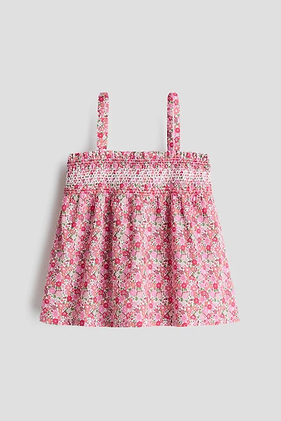 Haut à bretelles fines en coton