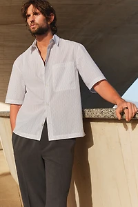 Chemise classique à manches courtes