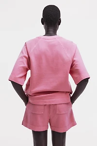 Washed Cotton Sweatshorts