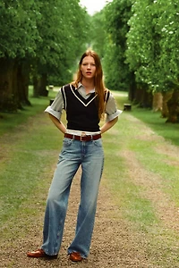 Bleecker High Rise Wide Leg Jeans