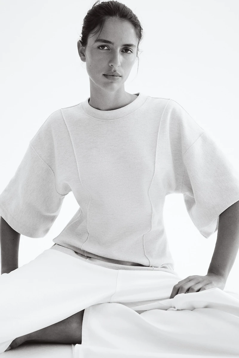 Haut ample en fin tricot