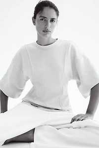 Haut ample en fin tricot