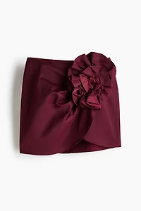 Appliquéd Mini Skirt