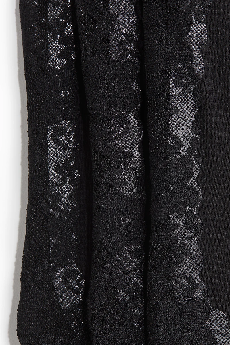 3-Pack No Show Lace Socks
