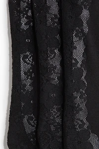 3-Pack No Show Lace Socks