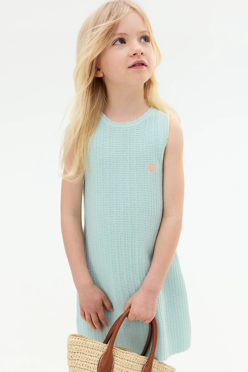 Textured Cotton Dress