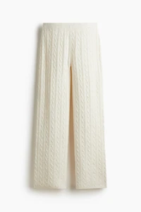 Cable-Knit Pants