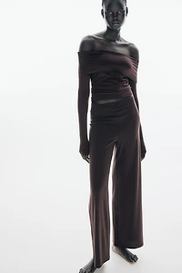 Pantalon large en jersey