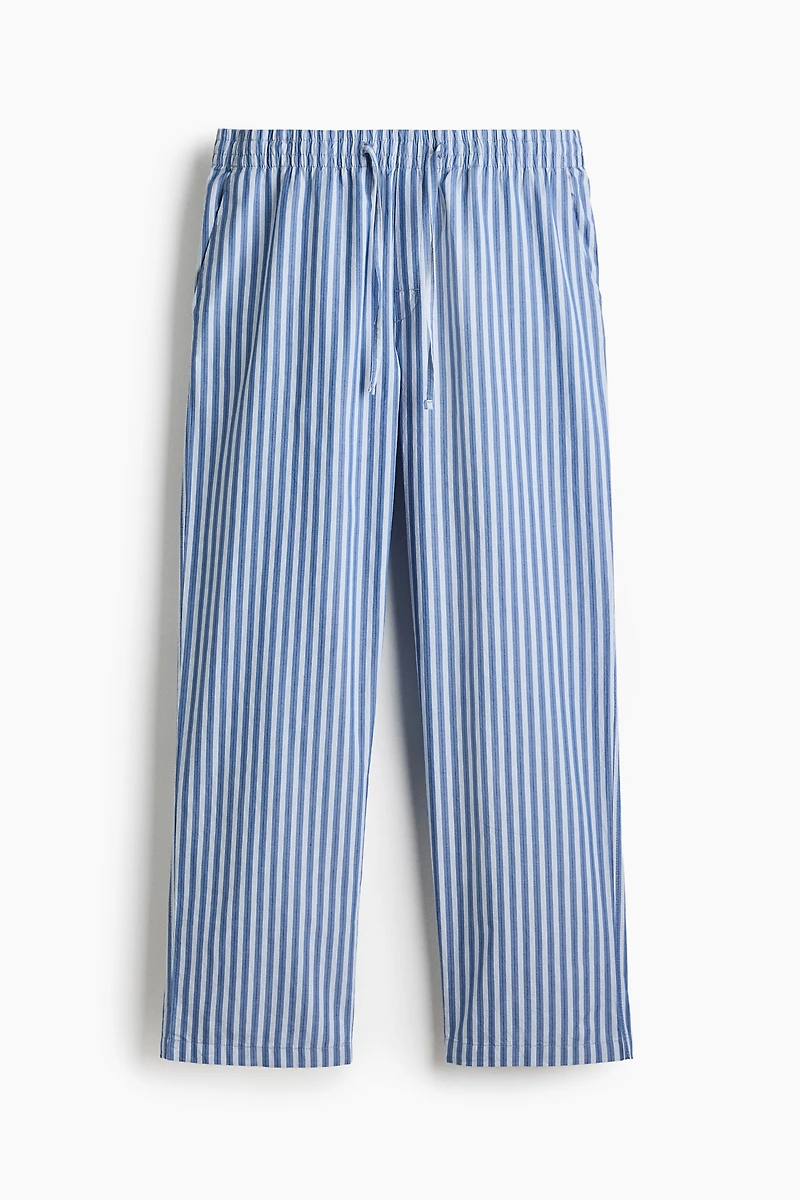Relaxed-Fit Poplin Pants