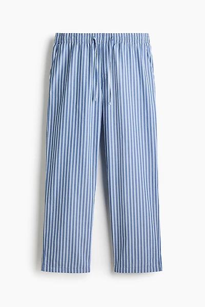 Relaxed-Fit Poplin Pants