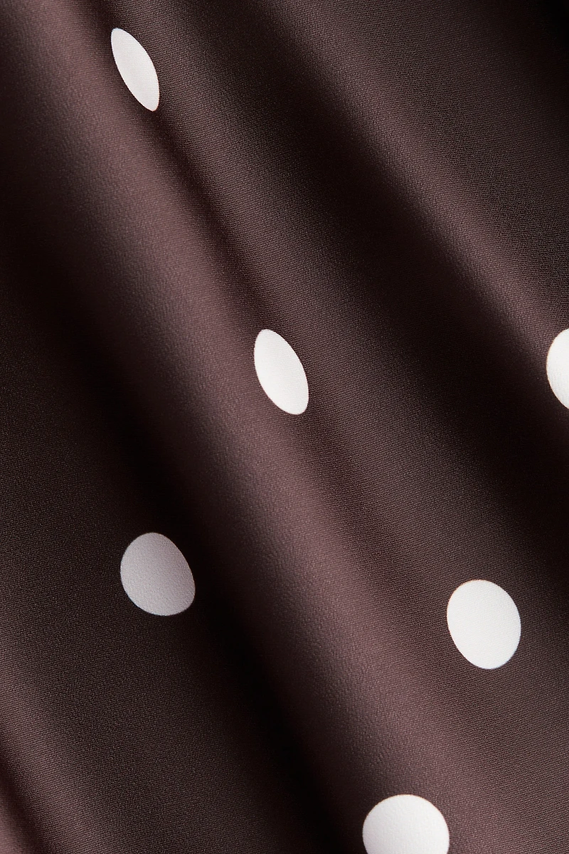 Draped Halterneck Dress