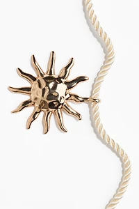 Rope Necklace with Pendant