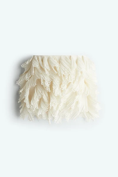 Jupe à volant en mousseline