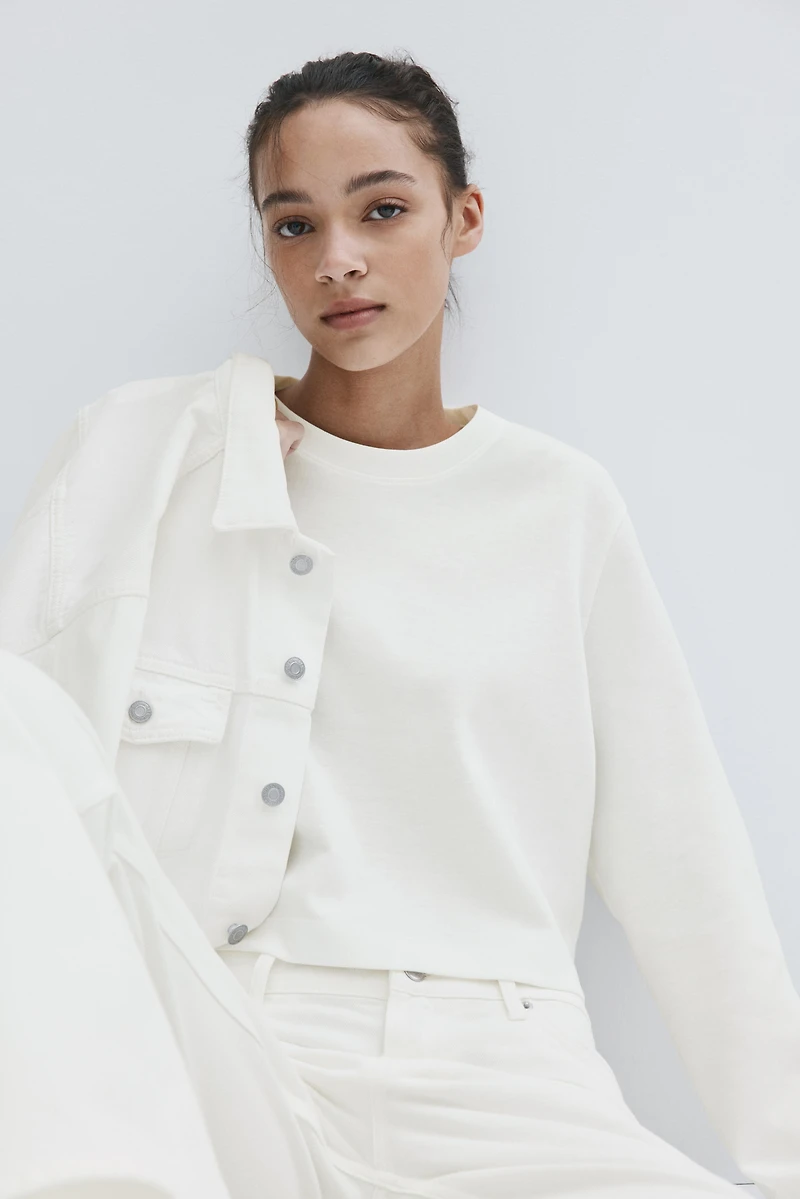 Haut court en interlock