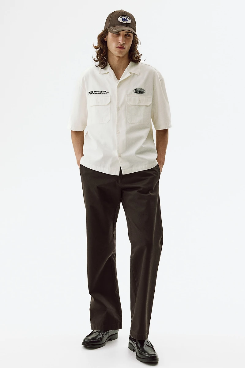 Relaxed-Fit Short-Sleeved Utility Shirt