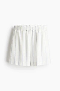Linen-Blend Shorts