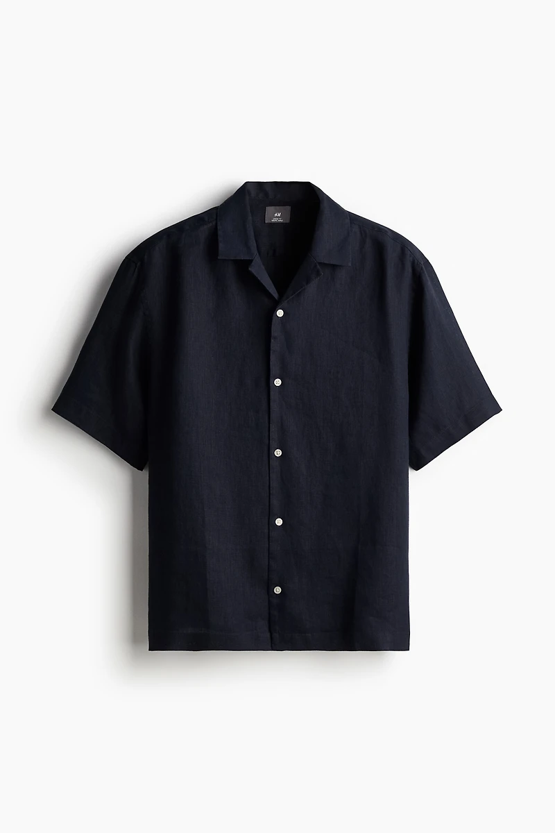 Relaxed Fit Linen Resort Shirt
