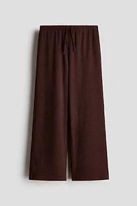 Textured Jersey Pants
