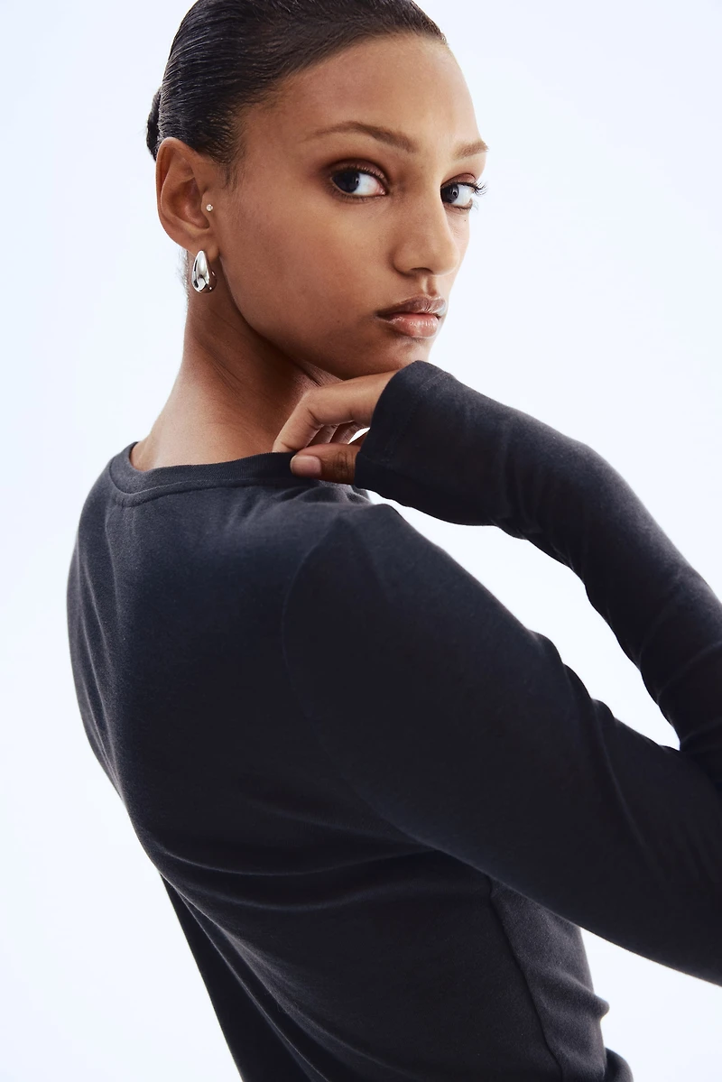 Pima Cotton Jersey Top