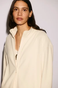 Regular-Fit Fleece Activewear Jacket