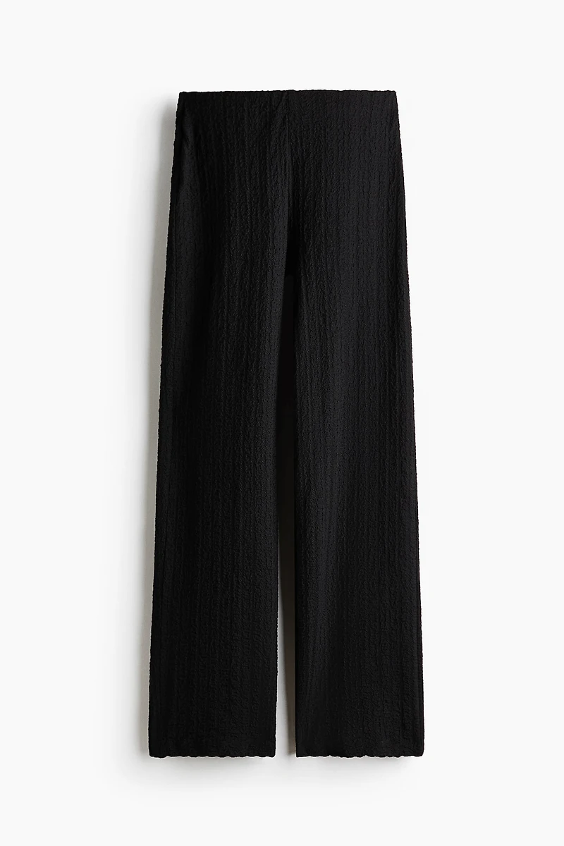 Pantalon en jersey texturé