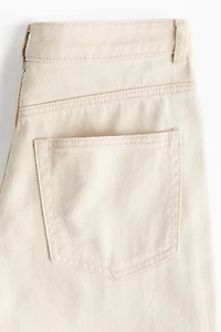 Pantalon droit en sergé