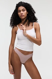 3-Pack Invisible Cotton Brazilian Briefs