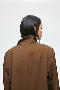 Blazer à fermeture droite