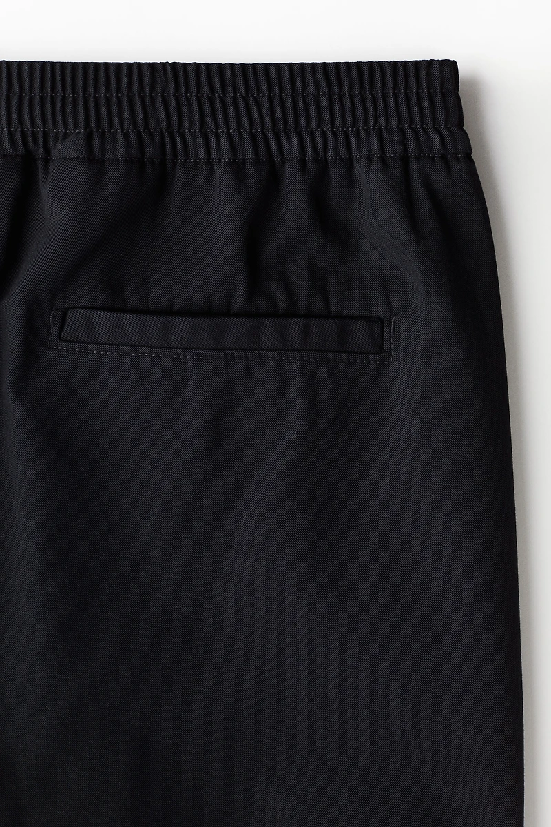 Relaxed-Fit Wool-Blend Twill Pants