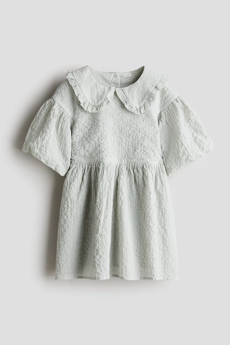 Cotton Seersucker Dress