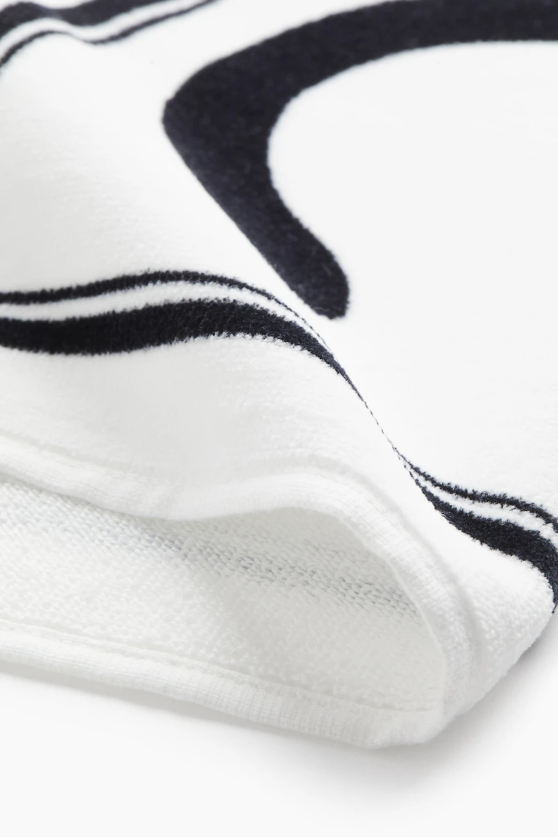 Terry Guest Towel with Motif