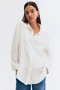MAMA Before & After Muslin Shirt