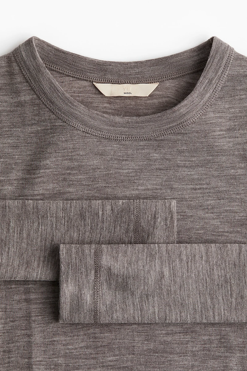 Haut en tricot de laine fin