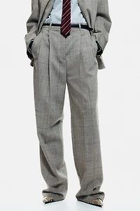Wool-Blend Dress Pants