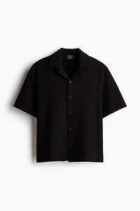 Loose Fit Textured Resort Shirt