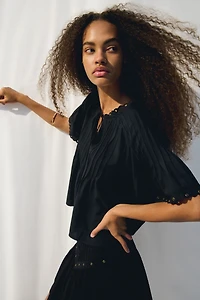 Blouse with Pintucks