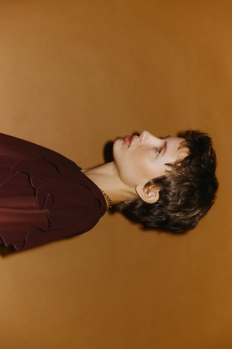 Blouse vaporeuse à volants