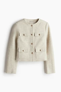 Veste en tissu texturé
