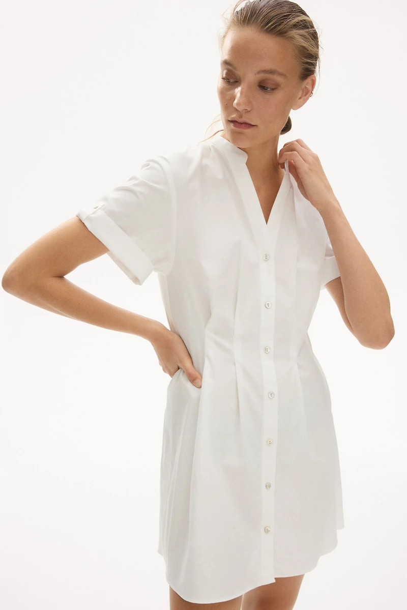 Robe chemise cintrée
