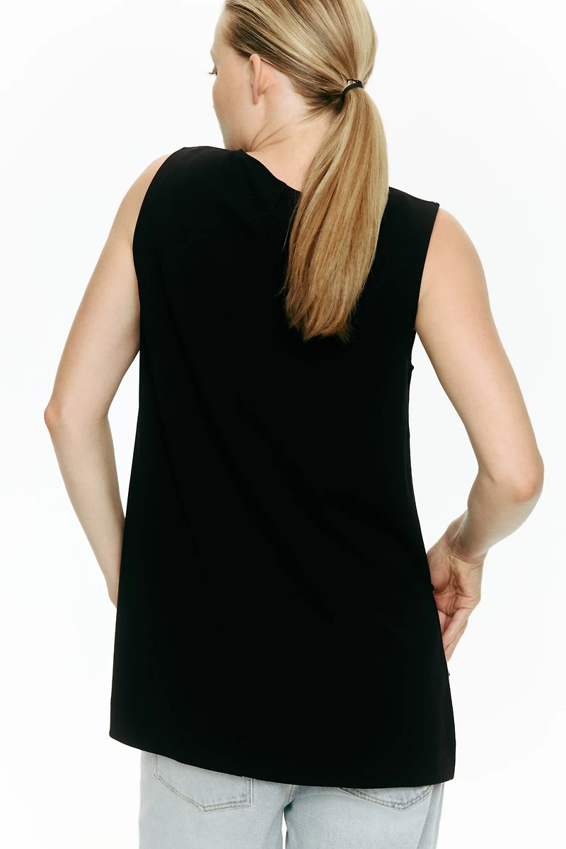 MAMA Slit-Detail Tank Top