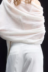 Dressy Linen-Blend Pants