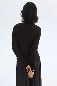 Gilet à effet superposé