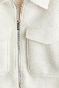 Veste-chemise feutrée