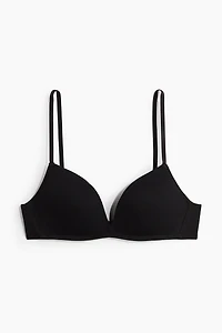 Soft-Cup Cotton Push-Up Bra