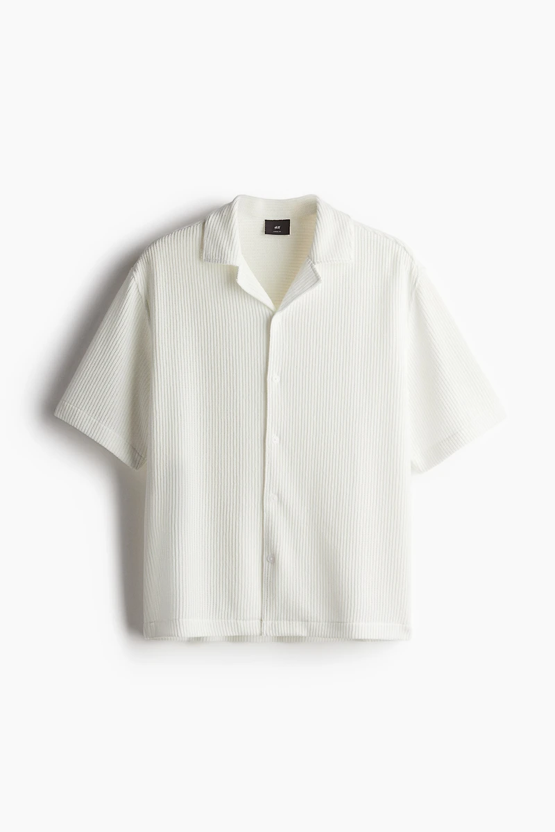 Loose Fit Ribbed Resort Shirt