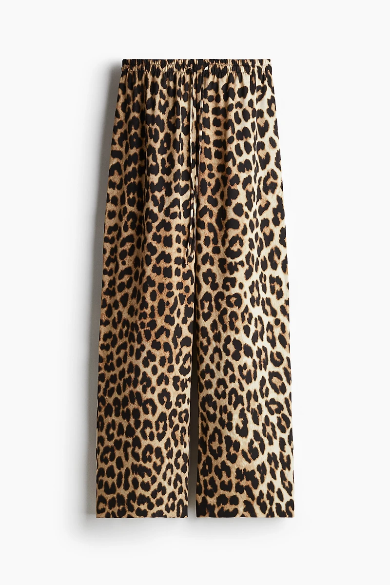 Drawstring Twill Pants