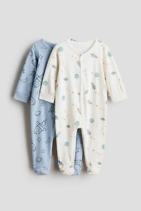 Lot de 2 pyjamas en coton
