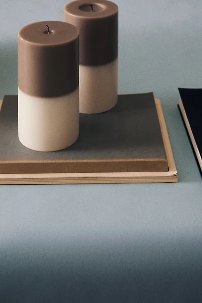 Grande bougie pilier